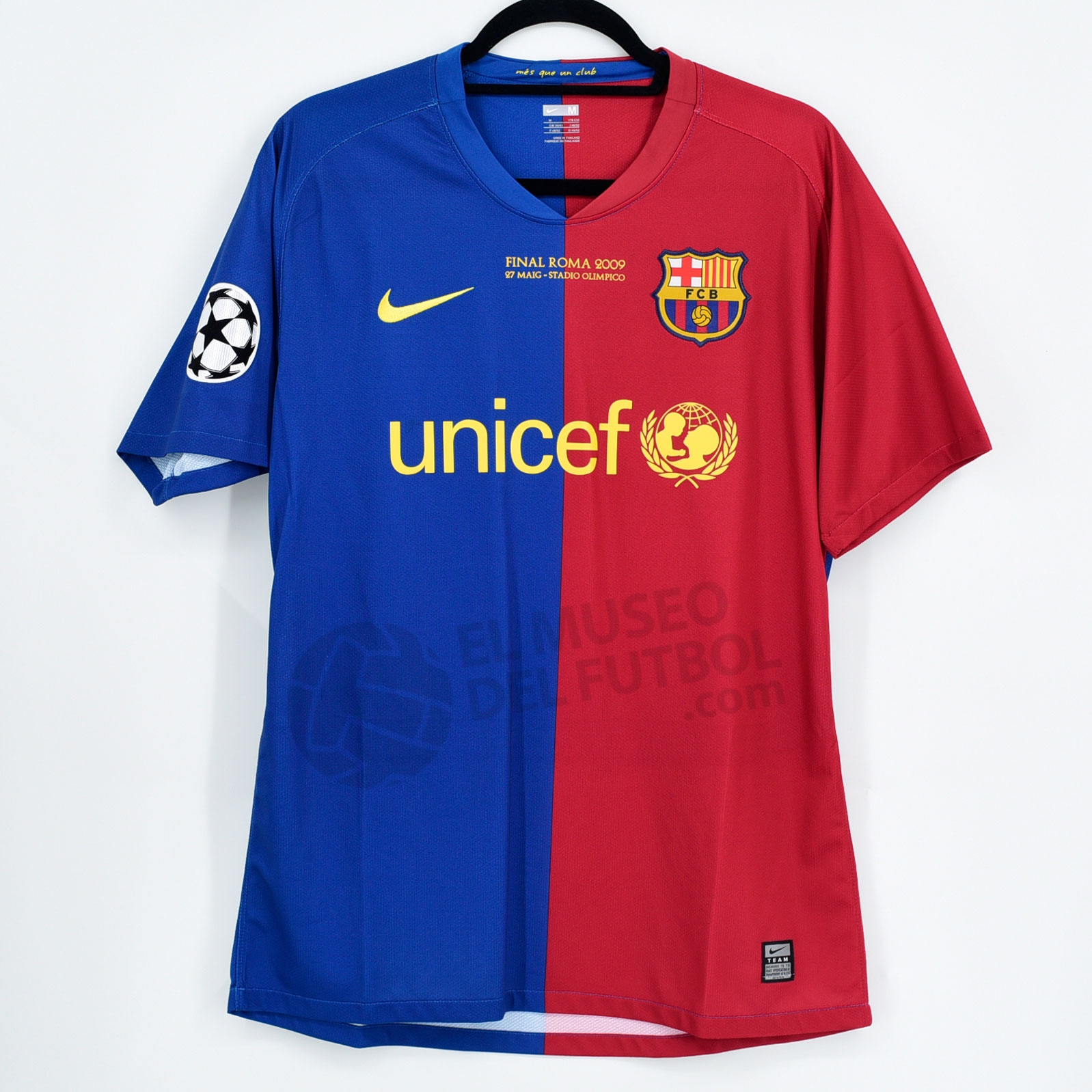 Camiseta 1ª Fc Barcelona 200809 10 MESSI Final Champions 2009 vs Manchester United * El