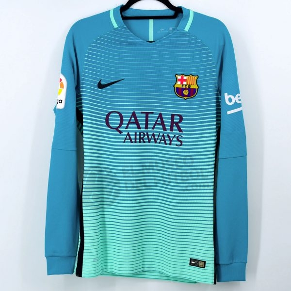 2016-17 Fc Barcelona Third Shirt #10 MESSI Champions League