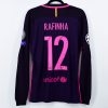2016-17 Fc Barcelona Away Shirt #12 RAFINHA Champions League