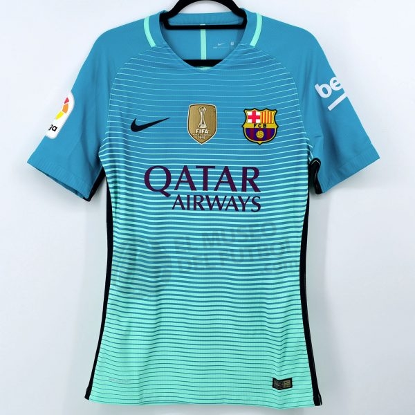 2016-17 Fc Barcelona Third Shirt #8 A. INIESTA La Liga